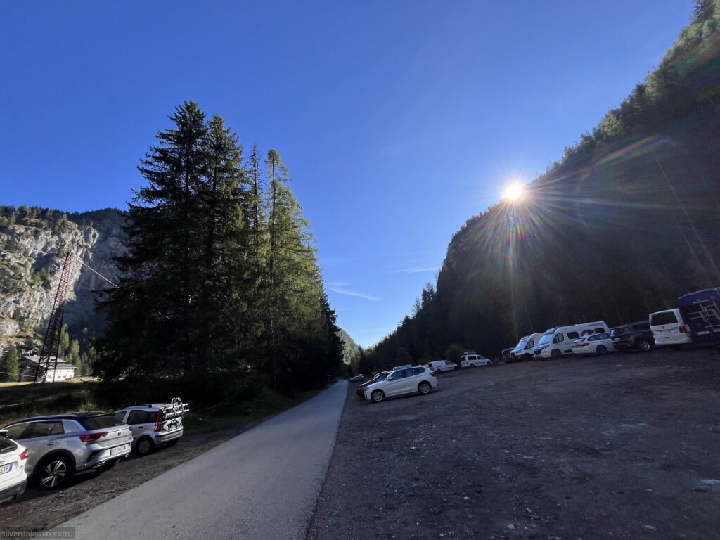 parcheggio camping malga ciapela